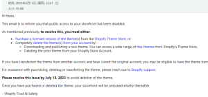 关于最近 Shopify 严查未购买的官方主题的提示以及解决方法-Shopify 问答社区